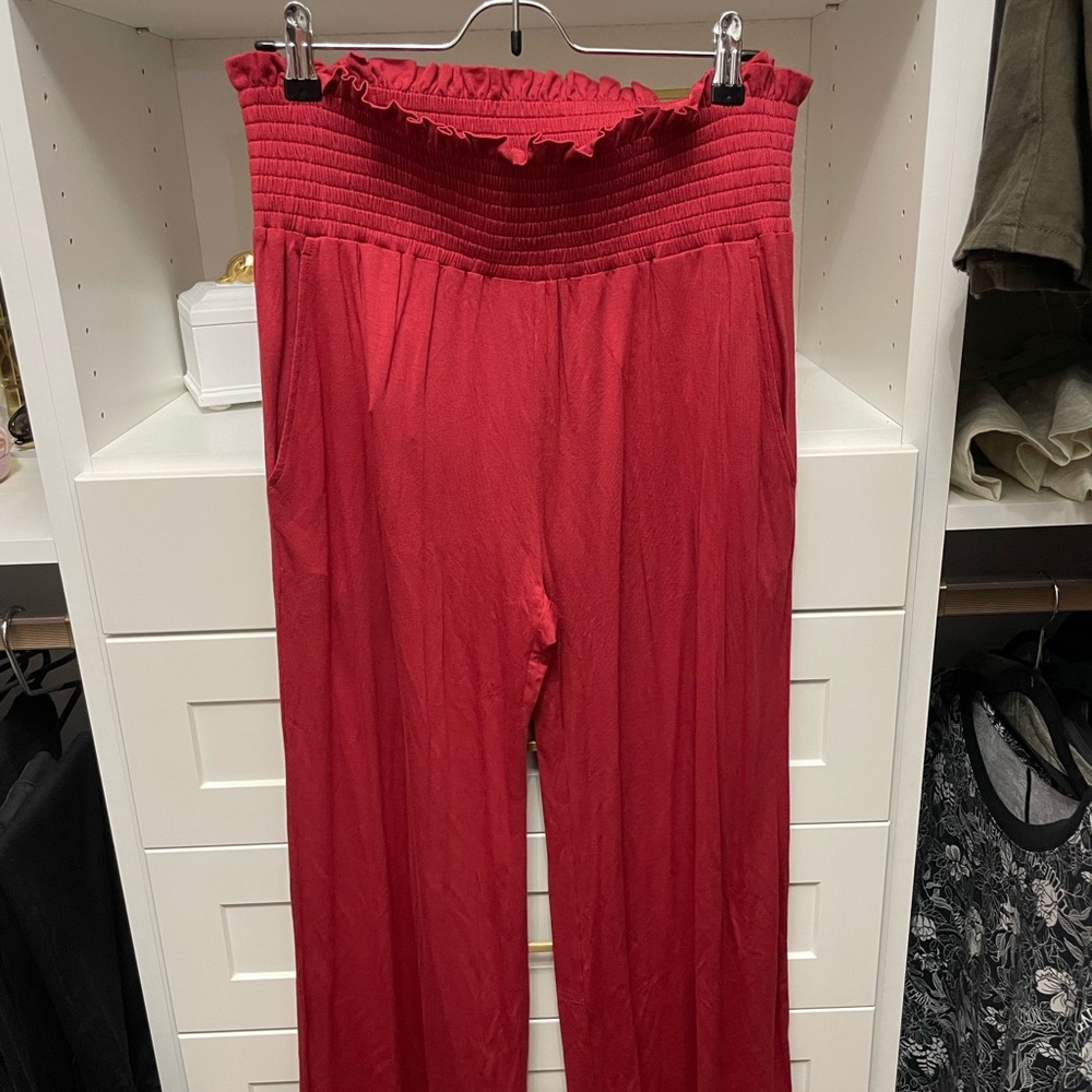 NWT Kate Quinn bamboo midi goucho pants